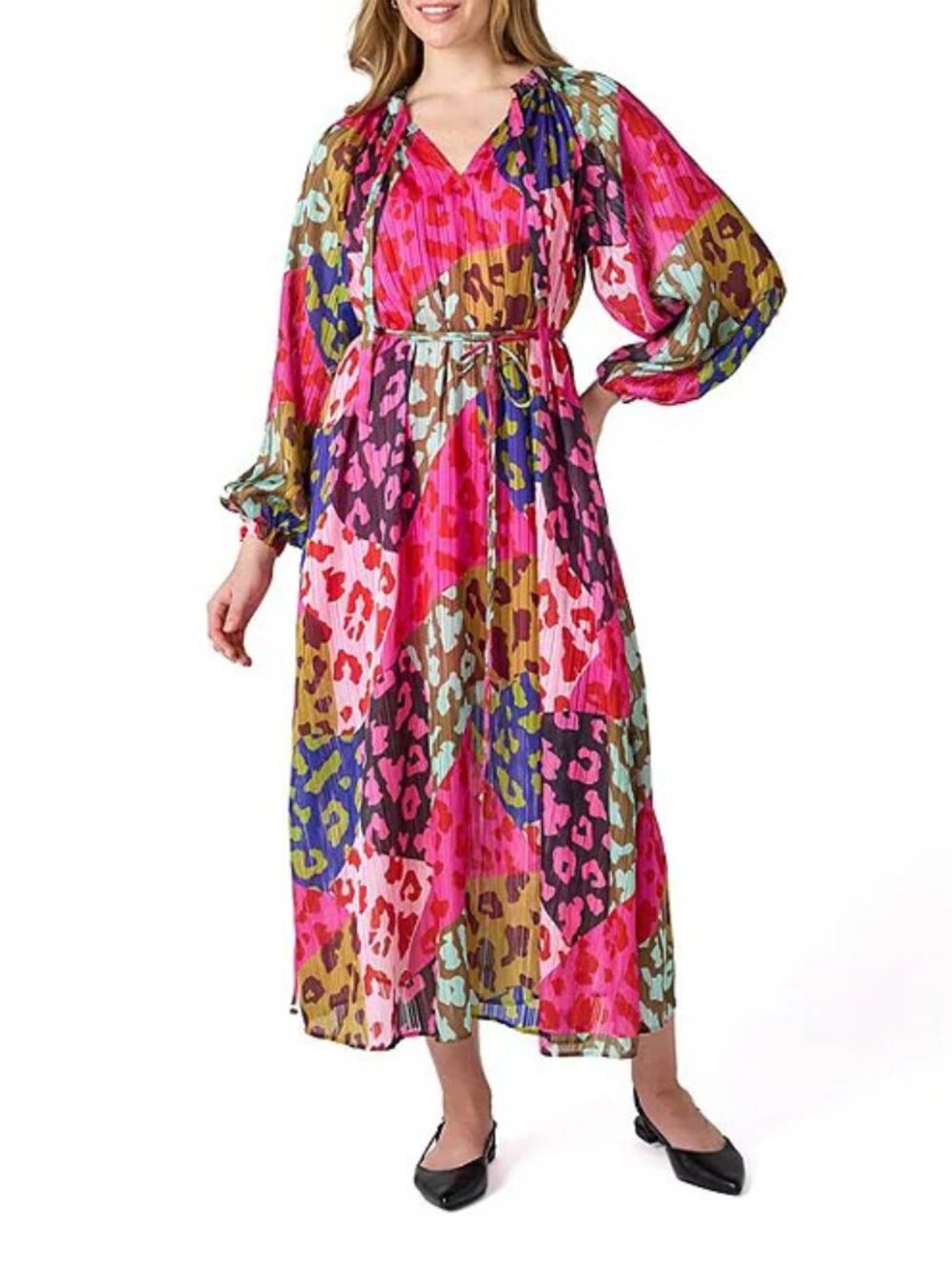 CROSBY by Mollie Burch Freya Leopard Print Oversized Dress Size XL NWT